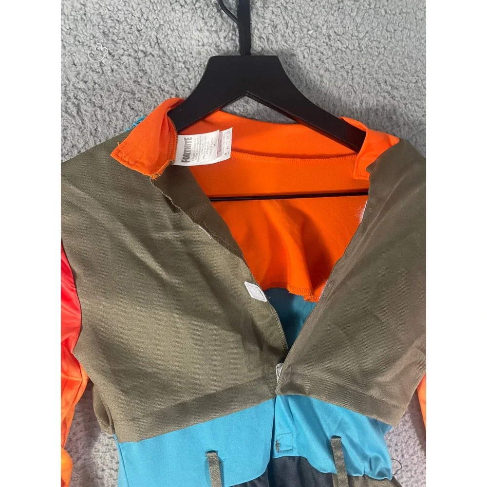 Fortnite Fishstick Costume Kids Medium 8-10 Spirit Halloween Jumpsuit